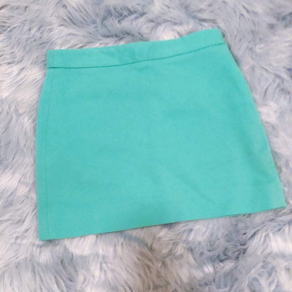 Mint green GAP mini skirt